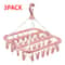 32Clip Foldable Drip Hanger Drying Rack With Rotating Hook 11