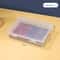 Clear A4 Plastic Document Organizer Storage Box With Dustproof Lid 6