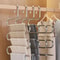 5Tier Stainless Steel Pants Hanger SpaceSaving MultiLayer Closet Organizer Rack 0