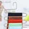 5Tier Stainless Steel Pants Hanger SpaceSaving MultiLayer Closet Organizer Rack 6