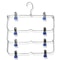 MultiFunctional Stainless Steel NonSlip Pants Skirt Hanger Seamless Closet Storage Rack 9