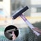 3in1 Window Cleaning Brush With Spray DoubleSided Glass Squeegee Sponge Wiper 0