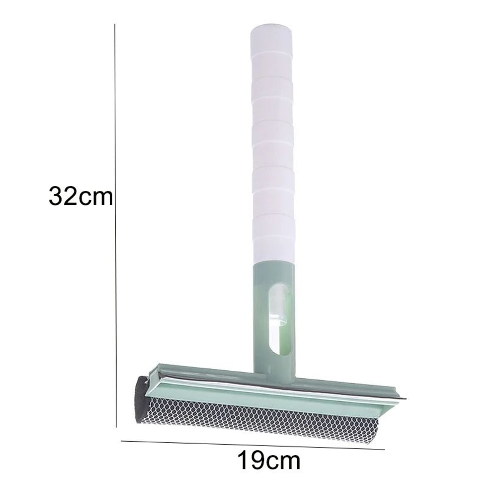 3in1 Window Cleaning Brush With Spray DoubleSided Glass Squeegee Sponge Wiper 7