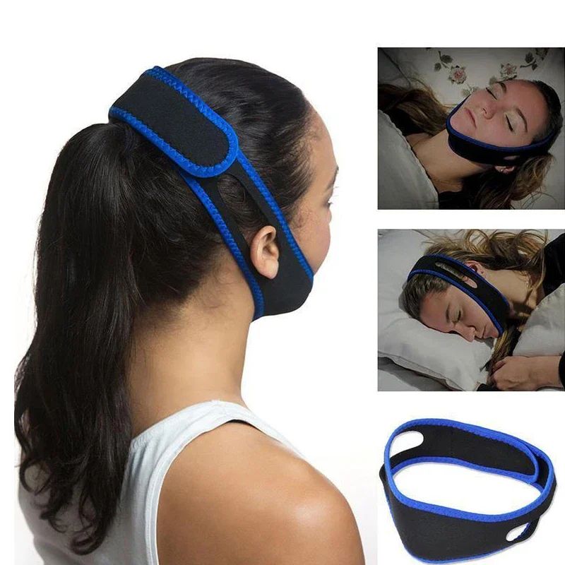 Adjustable CPAP AntiSnore Chin Strap Sleep Apnea Jaw Support Belt 2