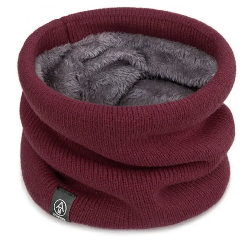 Unisex Knitted Neck Warmer Thick Winter Sports Scarf ColdProof Face Cover 10