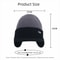Winter Thermal Knit Baseball Cap Windproof Fleece Ear Flap Hat For Men Women 5