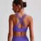 Womens HighStrength Cross Back Sports Bra Solid Color Supportive Fitness Yoga Top 5