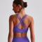 Womens HighStrength Cross Back Sports Bra Solid Color Supportive Fitness Yoga Top 5