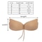 Seamless SelfAdhesive PushUp Fly Bra Invisible Strapless Silicone StickOn Bra Plus Size Available 5