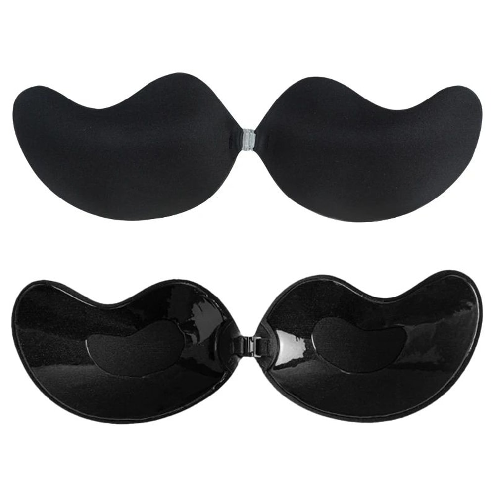 Seamless SelfAdhesive PushUp Fly Bra Invisible Strapless Silicone StickOn Bra Plus Size Available 9