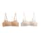 2 Pcs Seamless Wireless Bralette Set Soft Tube Top Comfort Bras For Women 12