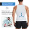 Mens VNeck Compression Body Shaper Tank Slimming Tummy Control Base Layer 3