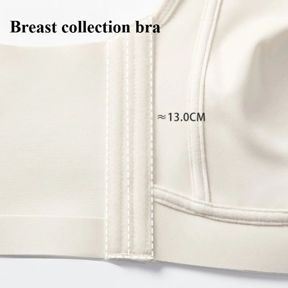 White Seamless FullCup Minimizer Bra UltraThin Side Control Everyday Support 2