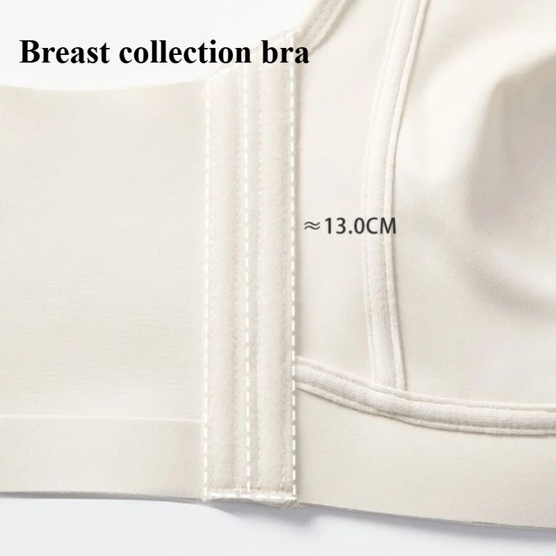 White Seamless FullCup Minimizer Bra UltraThin Side Control Everyday Support 2