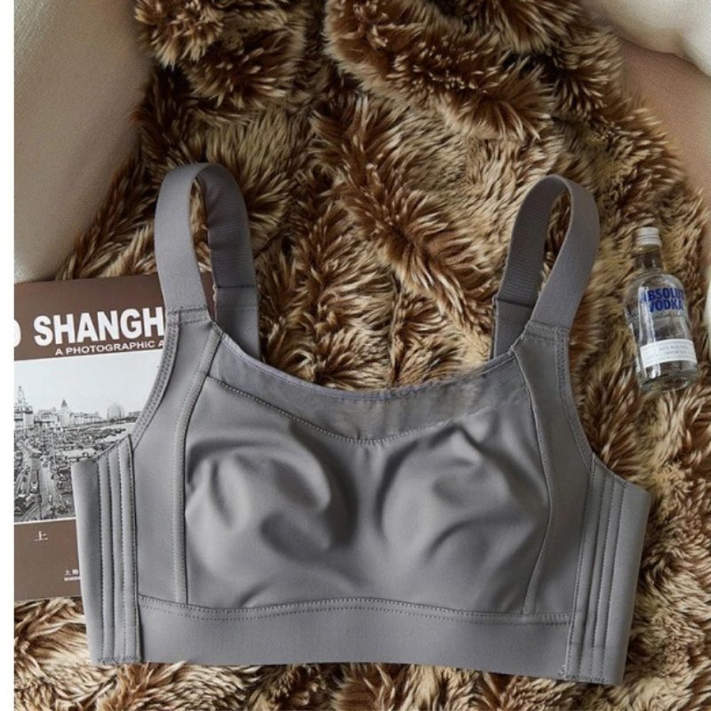 White Seamless FullCup Minimizer Bra UltraThin Side Control Everyday Support 8