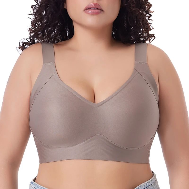 FallSweet Seamless PushUp Wireless Bra Thin Cup Plus Size Bralette M6XL 1