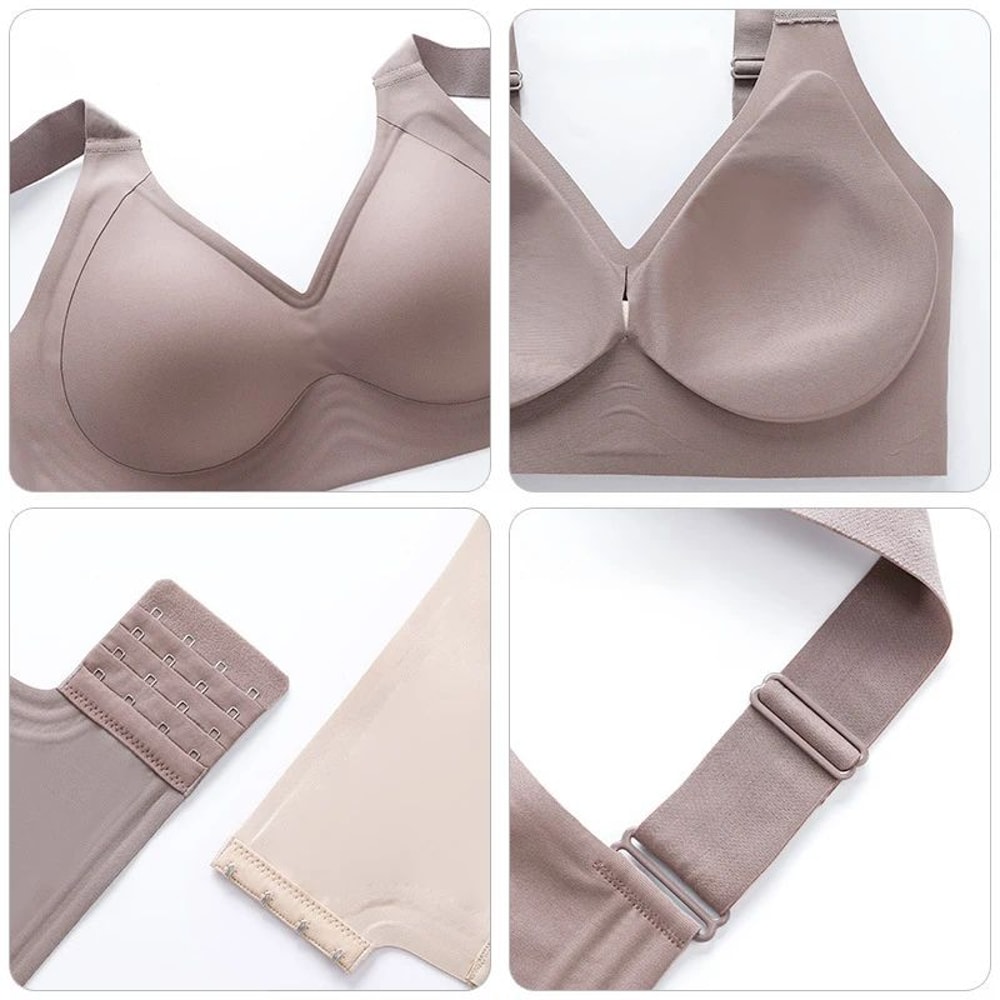 FallSweet Seamless PushUp Wireless Bra Thin Cup Plus Size Bralette M6XL 4