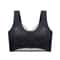 Womens Lace Plus Size Ice Silk Seamless Bra AntiSagging Thin Vest With Light Padding 0