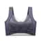 Womens Lace Plus Size Ice Silk Seamless Bra AntiSagging Thin Vest With Light Padding 15