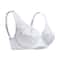 Womens Plus Size Floral Lace Underwire Bra Breathable Sheer Unlined Lingerie 10