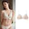 SUJIIN Deep V Wireless PushUp Lace Bra Breathable French Style Summer Lingerie 7