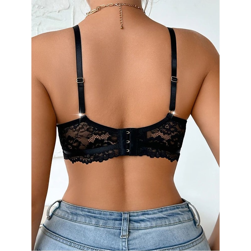 LuxeLift Lace Underwire PushUp Bra AntiSagging 34 Cup Support Bra For Women 4