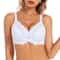Sheroine Lace Floral Underwire Minimizer Bra Full Coverage Unlined TShirt Support Bra 6