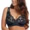 MELIYUU Floral Lace Plunge Bra Sexy Underwire 34 Cup Unlined Plus Size Lingerie 0