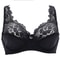 MELIYUU Floral Lace Plunge Bra Sexy Underwire 34 Cup Unlined Plus Size Lingerie 7