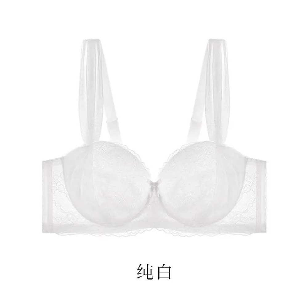 Oleno GT8907 French Lace PushUp Bra Underwire 34 Cup For Fuller Bust Support 7