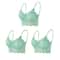 ComfortLace Wireless Seamless Bralette Set Padded Lace PushUp Vest Bras 3 Pcs 7