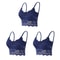 ComfortLace Wireless Seamless Bralette Set Padded Lace PushUp Vest Bras 3 Pcs 11