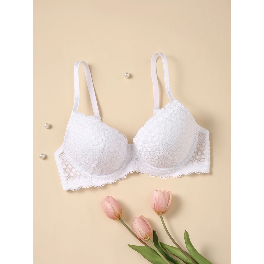 EleganceLift Lace PushUp Bra Underwire 34 Cup For BD Cups 6
