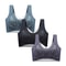 FallSweet Ice Silk Deep V Lace Wireless PushUp Bra Set L5XL 3 Pcs 11