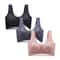 FallSweet Ice Silk Deep V Lace Wireless PushUp Bra Set L5XL 3 Pcs 12