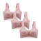FallSweet Ice Silk Deep V Lace Wireless PushUp Bra Set L5XL 3 Pcs 16