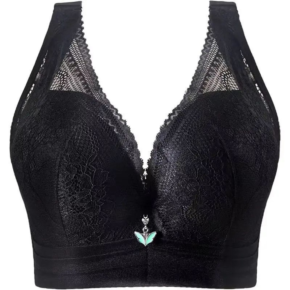 MINGYUYA Plus Size Push Up Bra 95D Front Closure AntiSagging Full Cup Shaping Bra 8