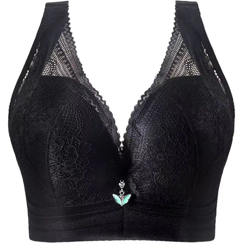 MINGYUYA Plus Size Push Up Bra 95D Front Closure AntiSagging Full Cup Shaping Bra 8