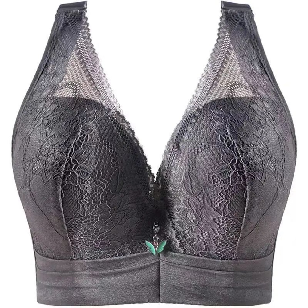 MINGYUYA Plus Size Push Up Bra 95D Front Closure AntiSagging Full Cup Shaping Bra 9