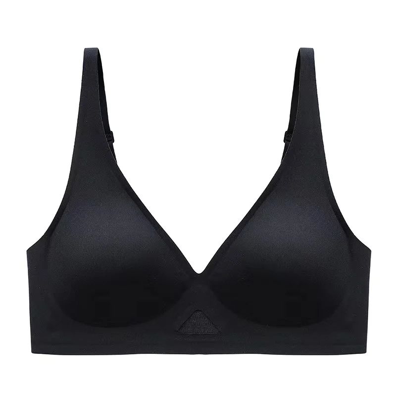 Seamless Push Up Bra For Women Wireless VNeck UBack Breathable Bralette SXL 6