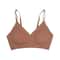 Ice Silk Seamless Wireless Padded Bra Wavy Edge Invisible Comfort Yoga Bralette 8