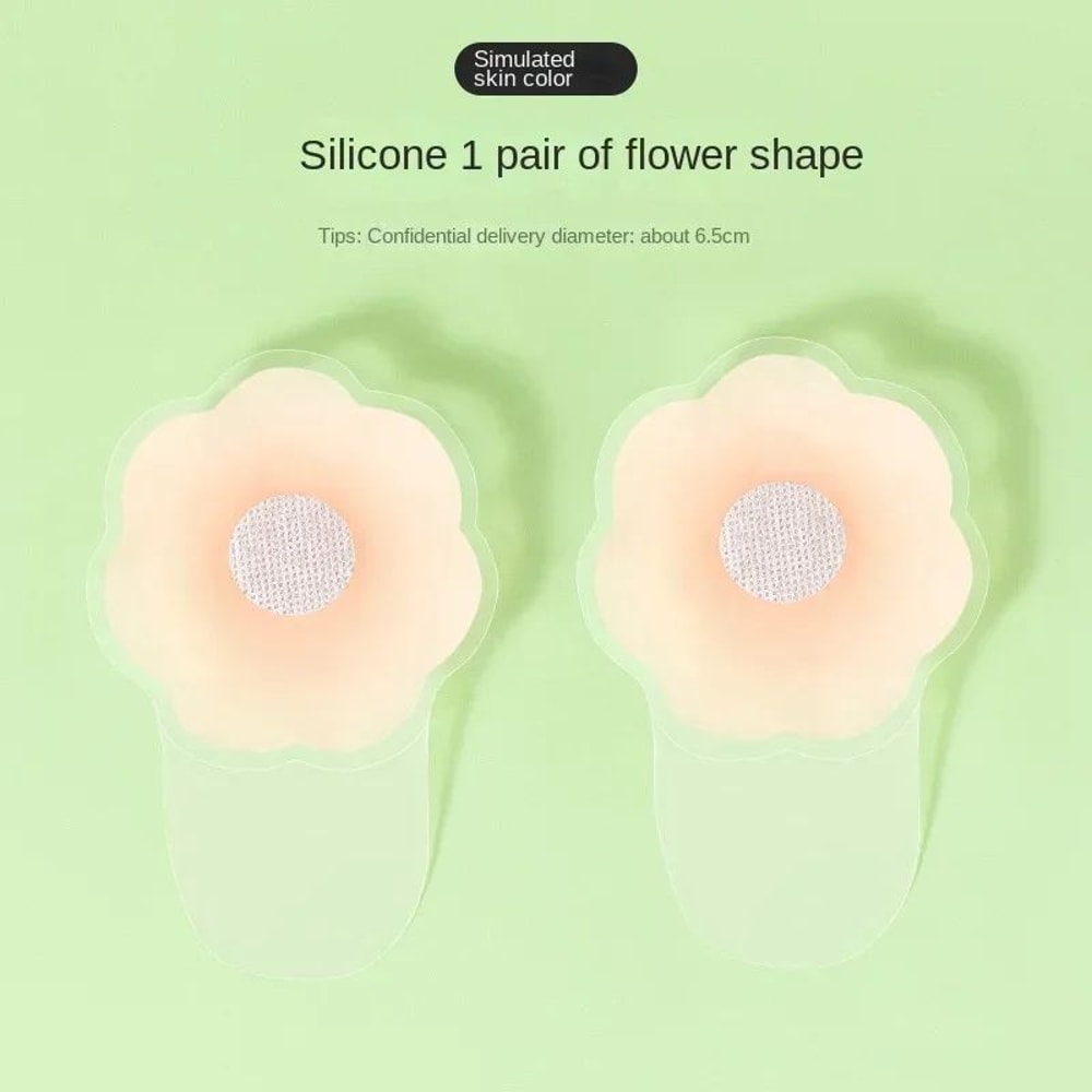 Reusable Silicone Invisible LiftUp Bra Stickers Waterproof Strapless Adhesive Breast Petals 8