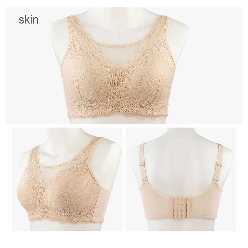 PostSurgery Lace Mastectomy Bra Wireless Silicone Padded Comfort Support 7