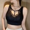Lace Full Cup Wireless Gather Bra AntiSagging Large Size Comfort Vest Bra 1