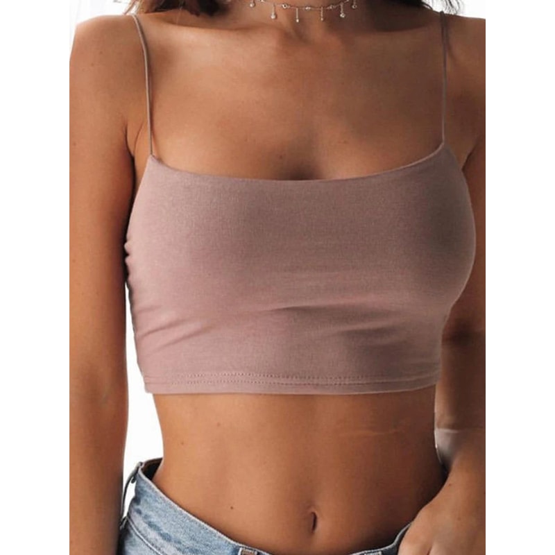 Sexy Black Halter Crop Top Backless Sleeveless Summer Camisole For Women 4