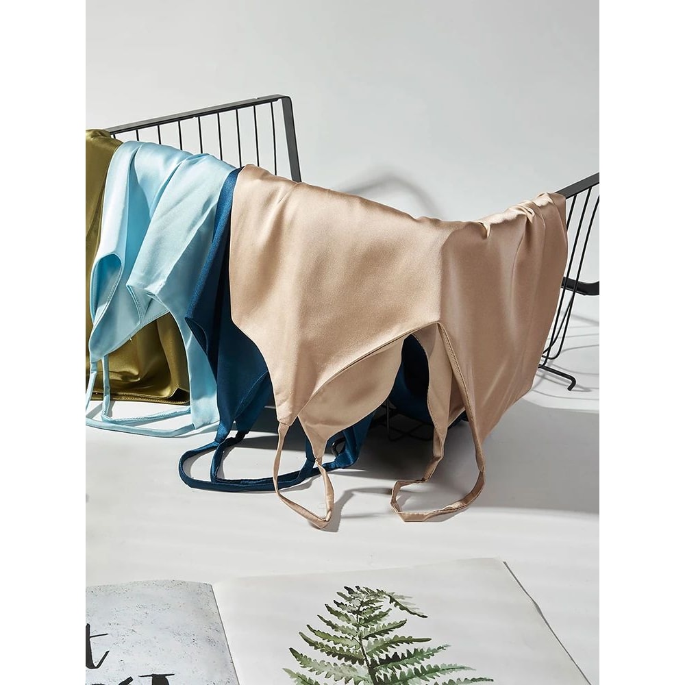 AOSSVIAO 2026 Satin Silk Spaghetti Strap Cami Halter VNeck Sleeveless Summer Tank Top 1