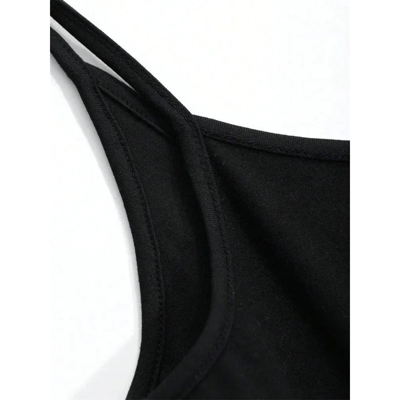 Phumee Backless Cami Crop Top Solid Y2K Sleeveless Summer Streetwear 5