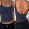 Phumee Backless Cami Crop Top Solid Y2K Sleeveless Summer Streetwear 12