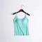 Womens Solid Padded Spaghetti Strap Cami BuiltIn Bra Sexy Slim Tank Top 2024 8