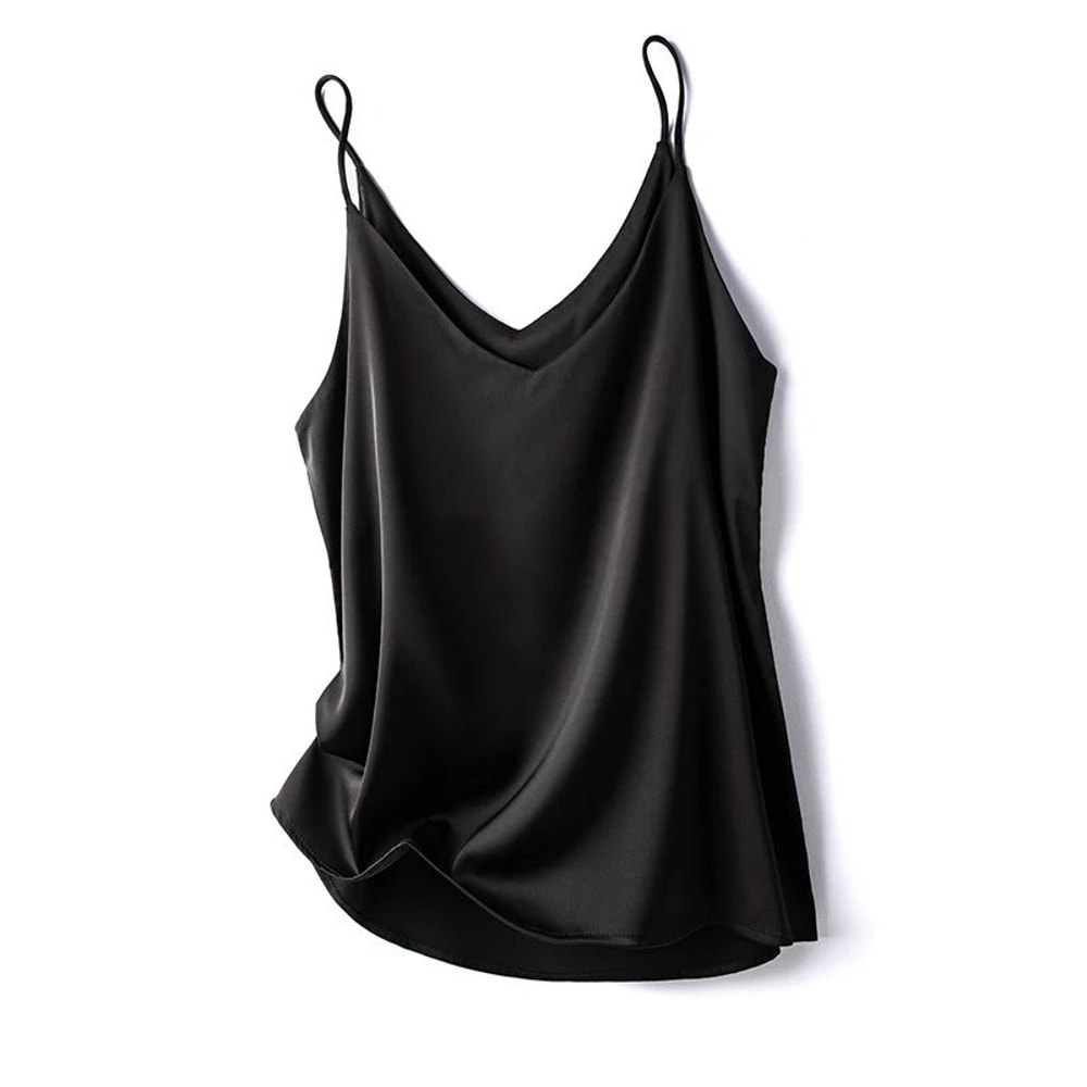 2024 Korean VNeck Slim Crop Tank Sexy Sleeveless Y2K Summer Camisole 4